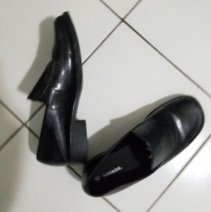 George 9size  Black Slip ons